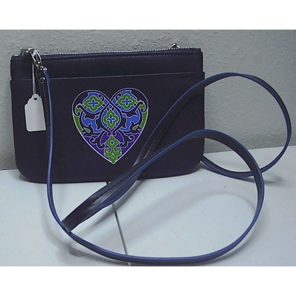Brighton Summer Hearts Mini Bag, New w/o tags, Blue